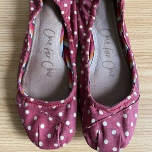 Toms Ballet Flats Sz 8